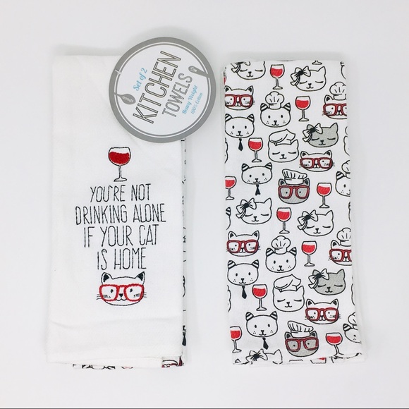 You’re Not Drinking Alone If Your Cat Home Towel - Picture 7 of 8